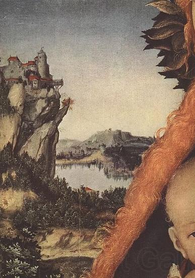 Lucas  Cranach Virgin and Child France oil painting art